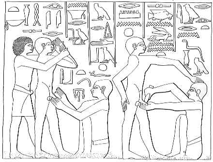 Scene from the tomb of Ankhmahor